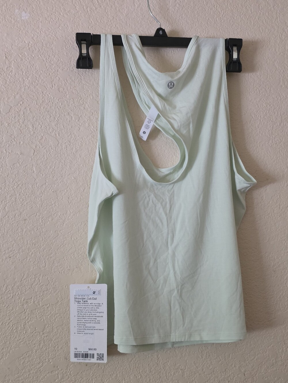 lululemon athletica Light Mint Racerback Tank Size 10 NWT.